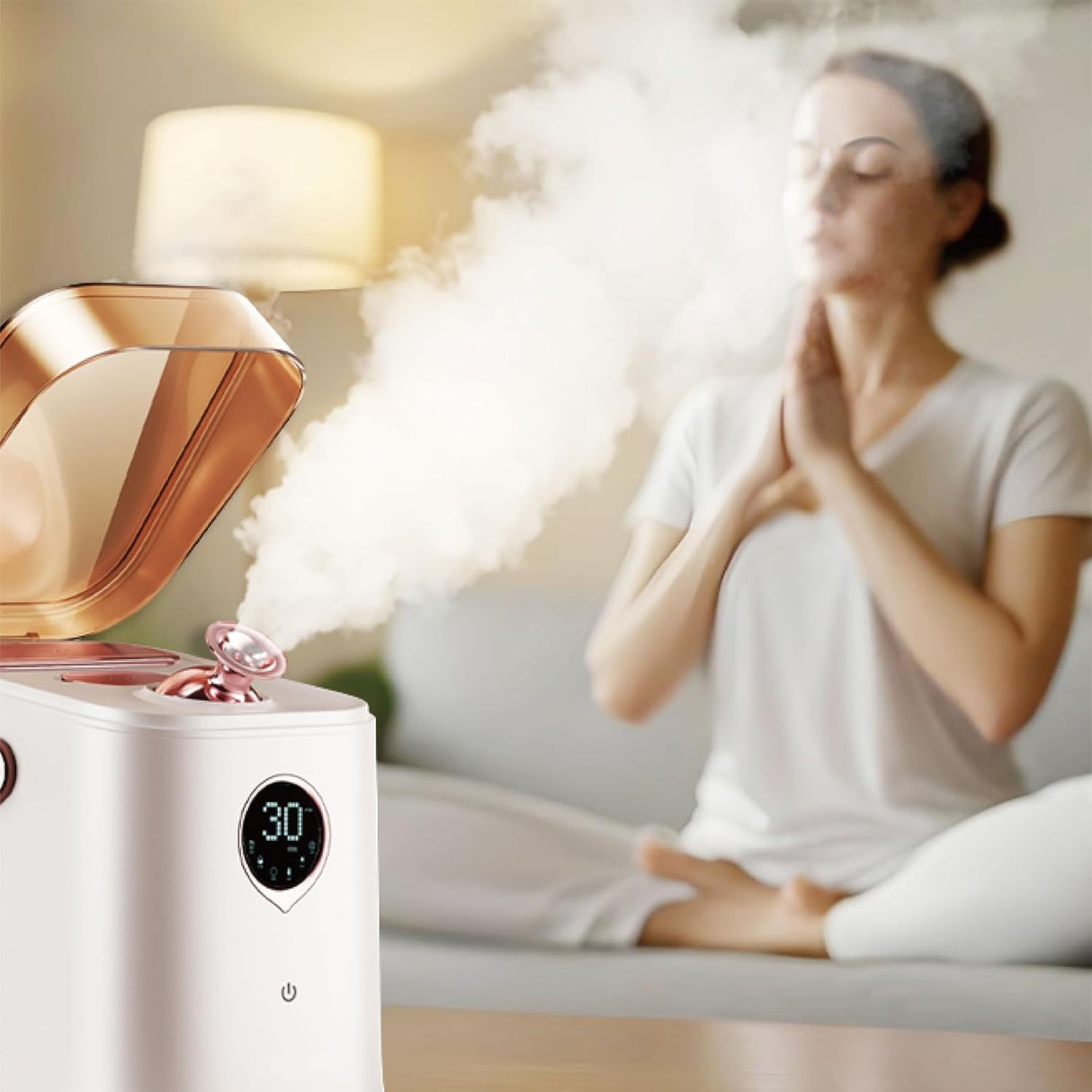 Professionell 6-i-1 Ionic Ansiktsångare för Djup Hudrengöring Carvallo