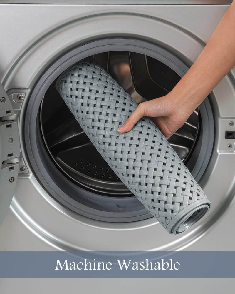 Royallure Antiskid PVC Badkar Säkerhetsmatta – Mögelresistent, Snabbavvattnande Halkfri Design Carvallo