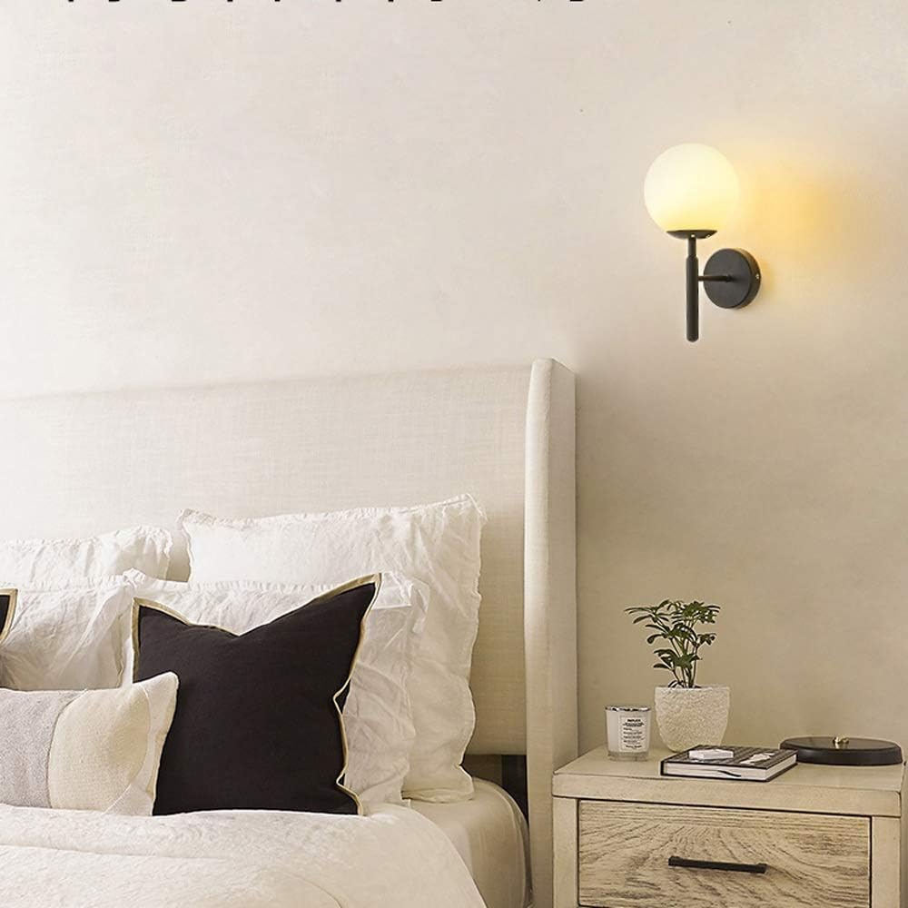 Royallure Touch Control Charging LED Vägglampa Trådlös Tri-Färg Dimmbar Sänglampa Carvallo