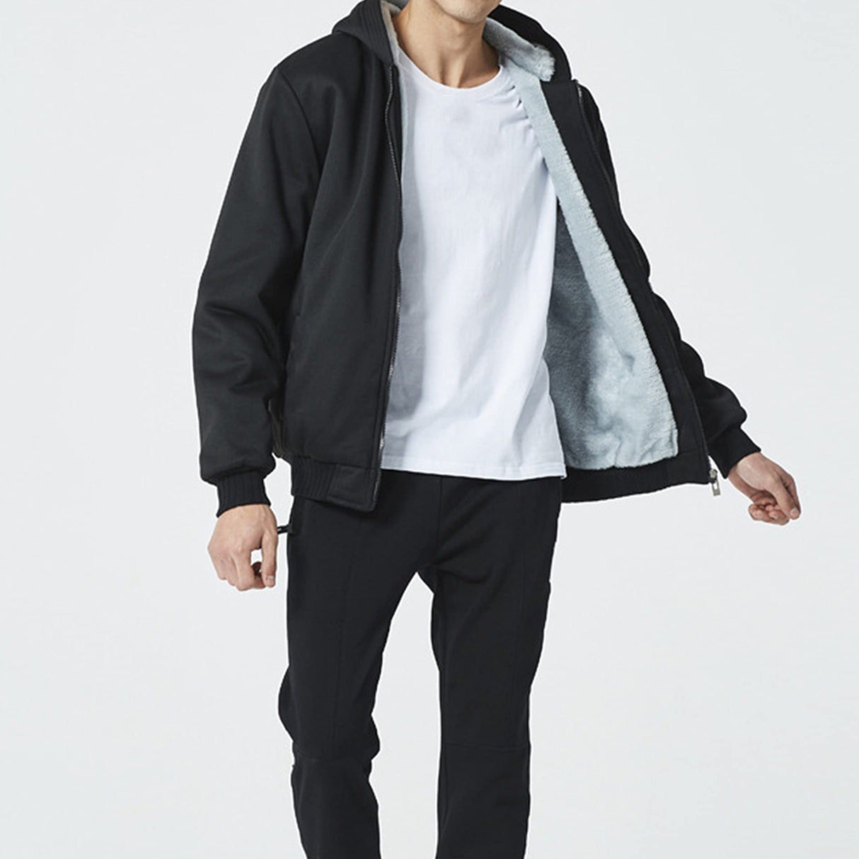 Män vinter fleece jacka-Clothes for Men-Bellasverige-Hemnix