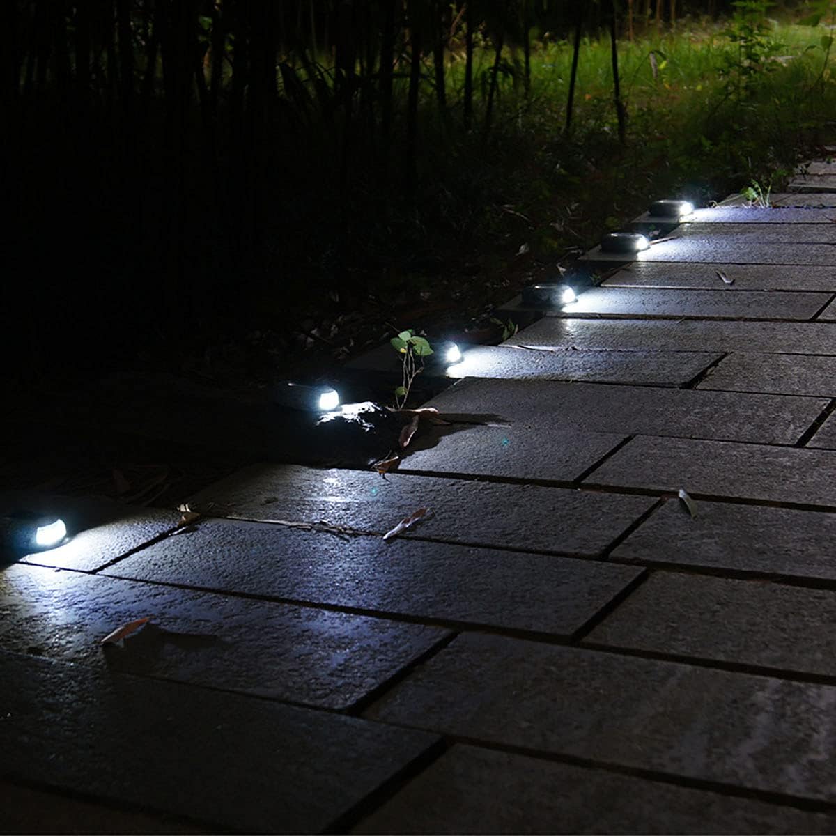 Solar LED Stenlampa för trädgård och stigar – Väderbeständig stigbelysning i naturstensdesign Carvallo