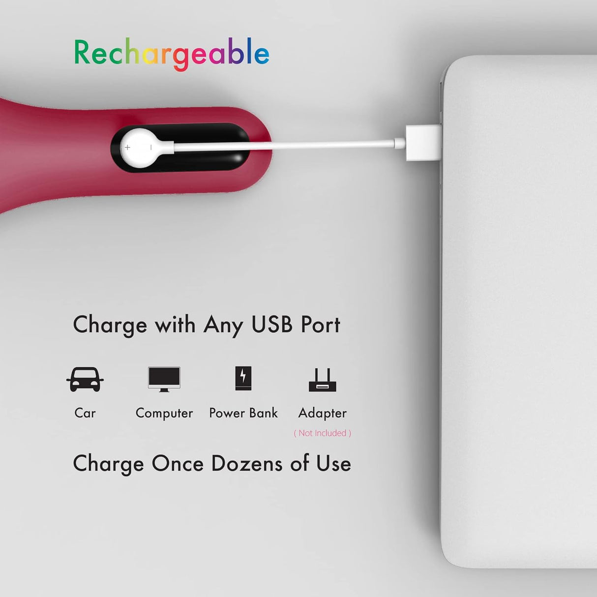 Carvallo GlowSoniq | Vattentät & Återuppladdningsbar | 3-i-1 Peeling, Rengöring & Massage Carvallo