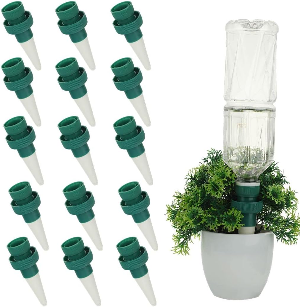 Självvattnande spetsar för växter – Automatiska droppspetsar för flaskor Carvallo