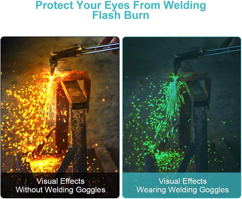 Skyddsglasögon för utomhussvetsning – Lätt UV- och bländskyddande ögonskydd MILA Sverige