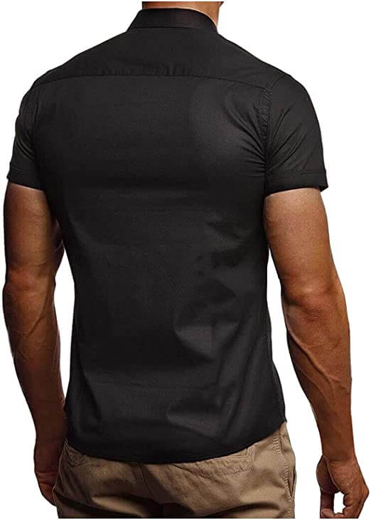 Polo shirt med knapp för män-Clothes for Men-Hemnix-Hemnix