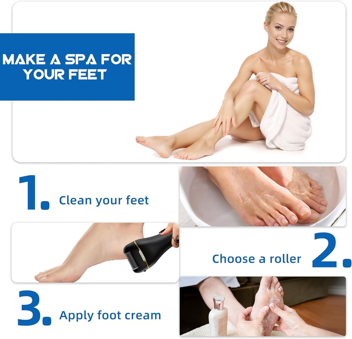 Luxora Elektrisk Förhårdnad Borttagare 16-i-1 Professionellt Kit Carvallo