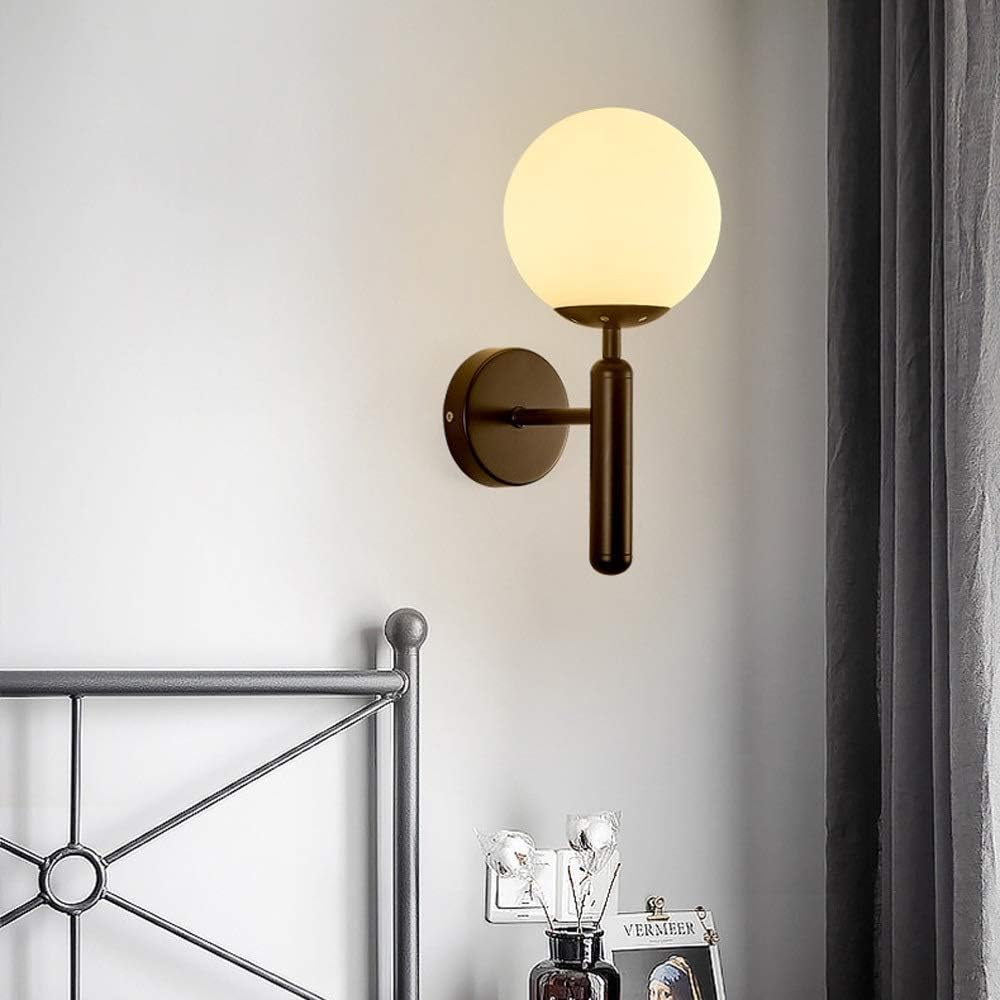 Royallure Touch Control Charging LED Vägglampa Trådlös Tri-Färg Dimmbar Sänglampa Carvallo