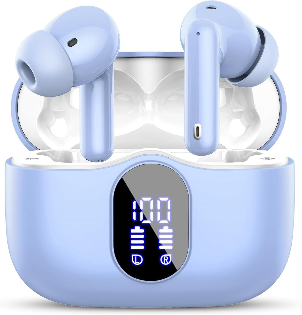 Trådlösa Bluetooth hörlurar med brusreducering öronsnäckor Carvallo