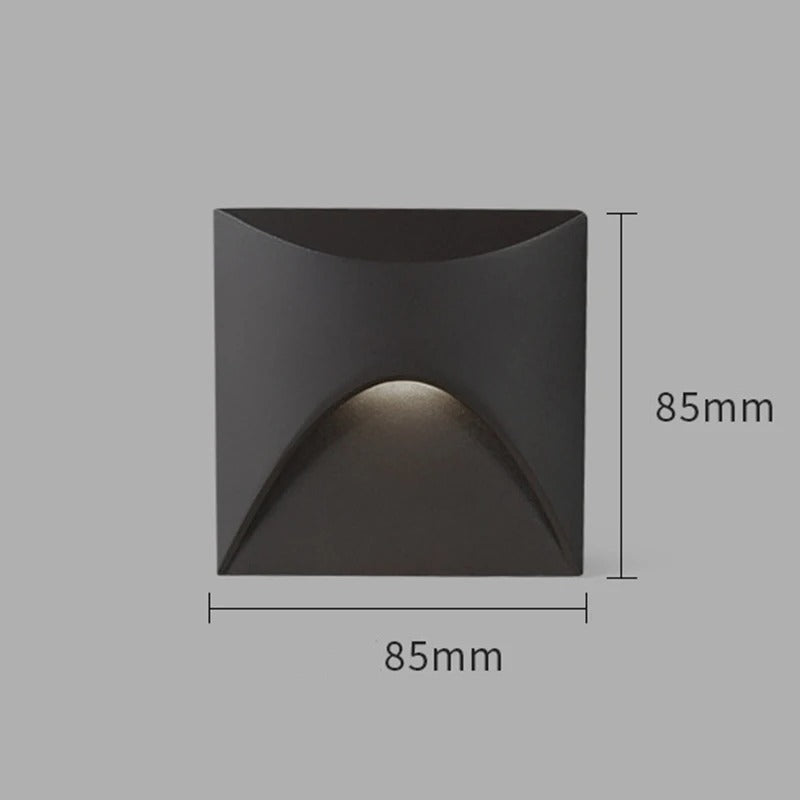 PathLight – Vattentät vägglampa med rörelsesensor för moderna rum Carvallo