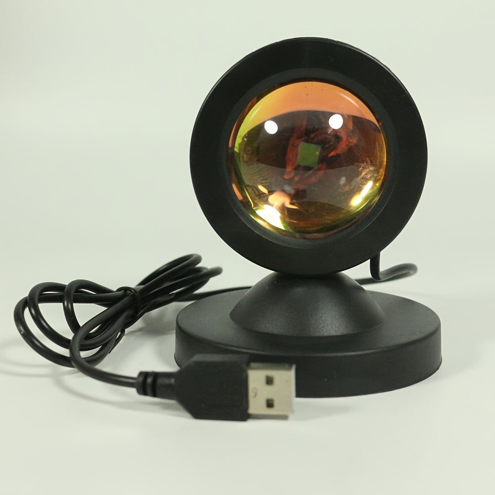 SunGlow - Solnedgångsprojektorlampa med 16 färger och fjärrkontroll Carvallo