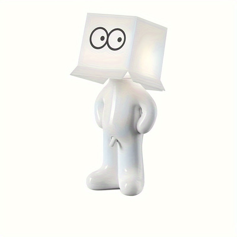 CartoonGlow - USB-driven tecknad bordslampa med LED-ljus och tryckknappskontroll Carvallo