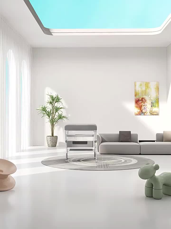 Justerbart och bärbart skötbord för spädbarn – Perfekt för organisation och komfort Carvallo