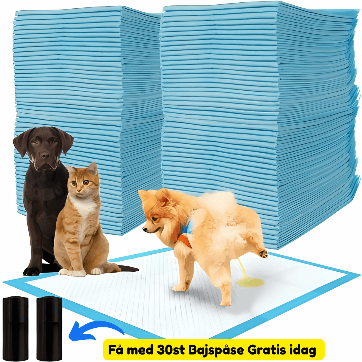 100st Hygienunderlägg XL + 30st Gratis påsar-Hemnix-Hemnix