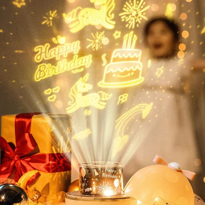 LunaBeam – Lugnande LED-projektor med natthimmel | 1+1 Gratis Carvallo