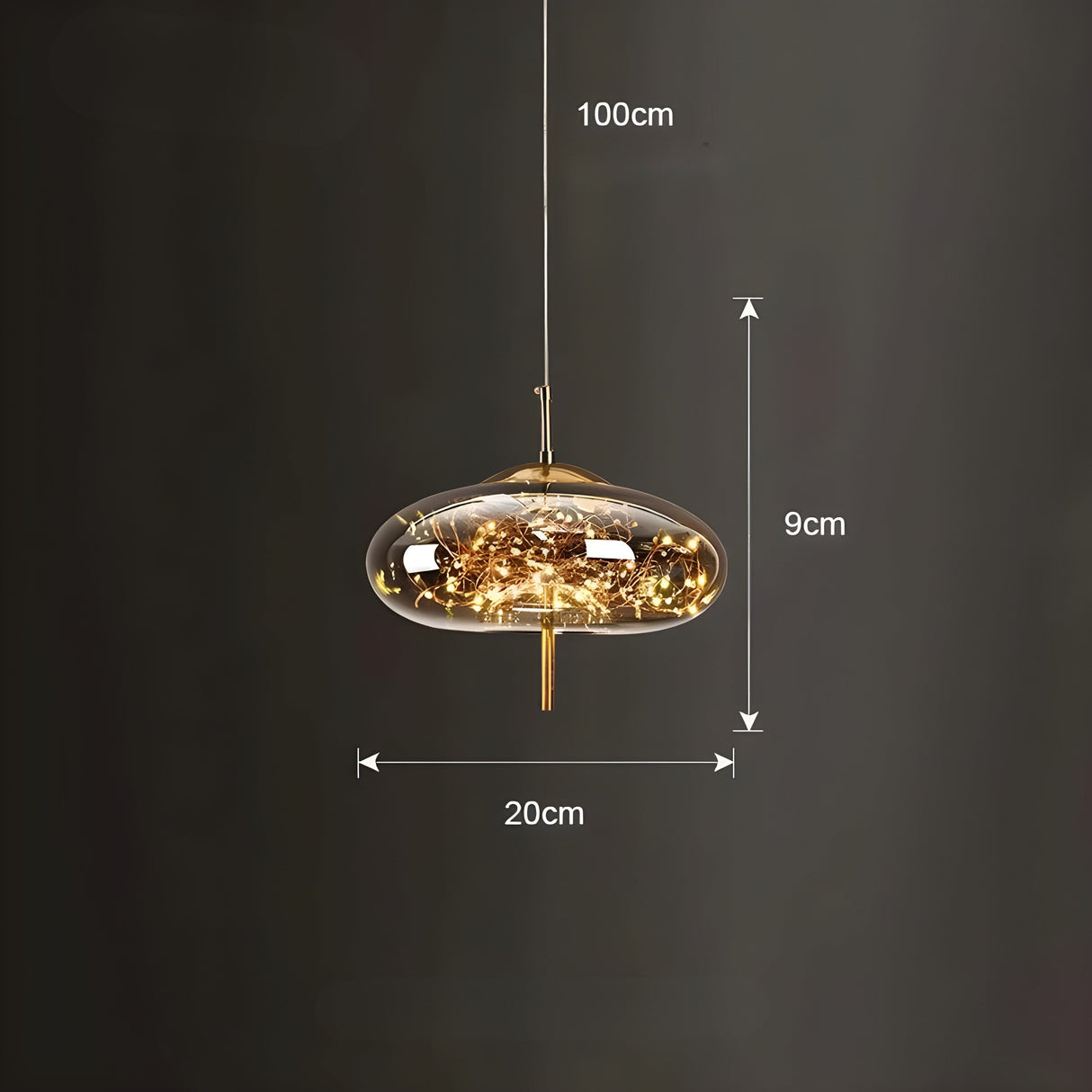 CrystalBeam Light - Modern LED Hänglampa Stjärnor Carvallo