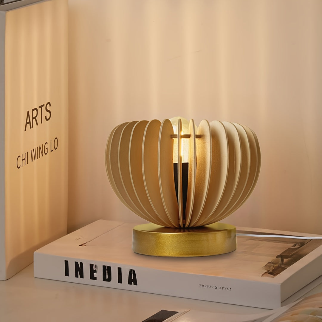 LumiFantasy - Modern Fantasi Bordslampa, USB-Driven Carvallo