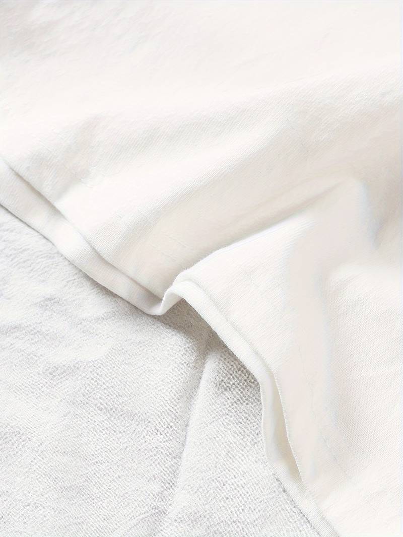 Herr T Shirt Hög Krage Kvalitetsbomull Elegant Design-Herr T-shirts-Bellasverige-Hemnix