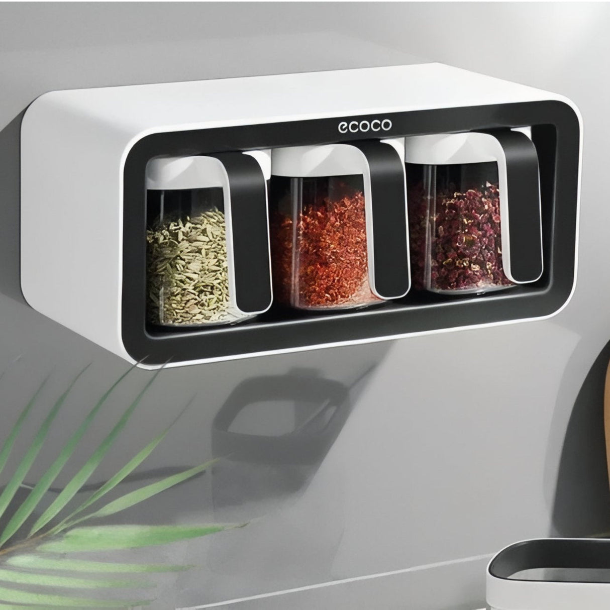 Carvallo – Multifunktionell väggmonterad förvaringslåda för kryddor och kryddor Carvallo