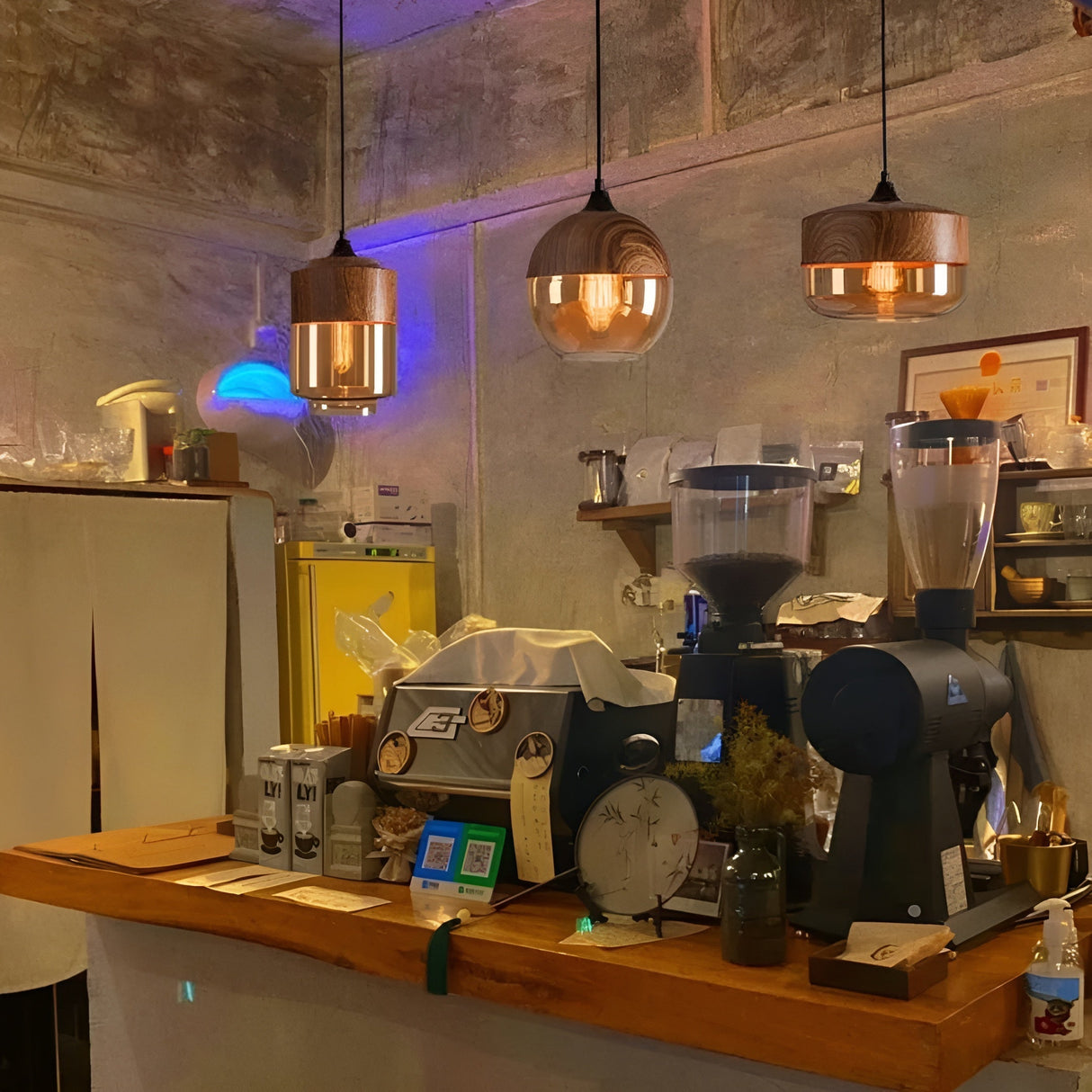 ModiGlass Light - Modern trädlampa i tonat glas Carvallo