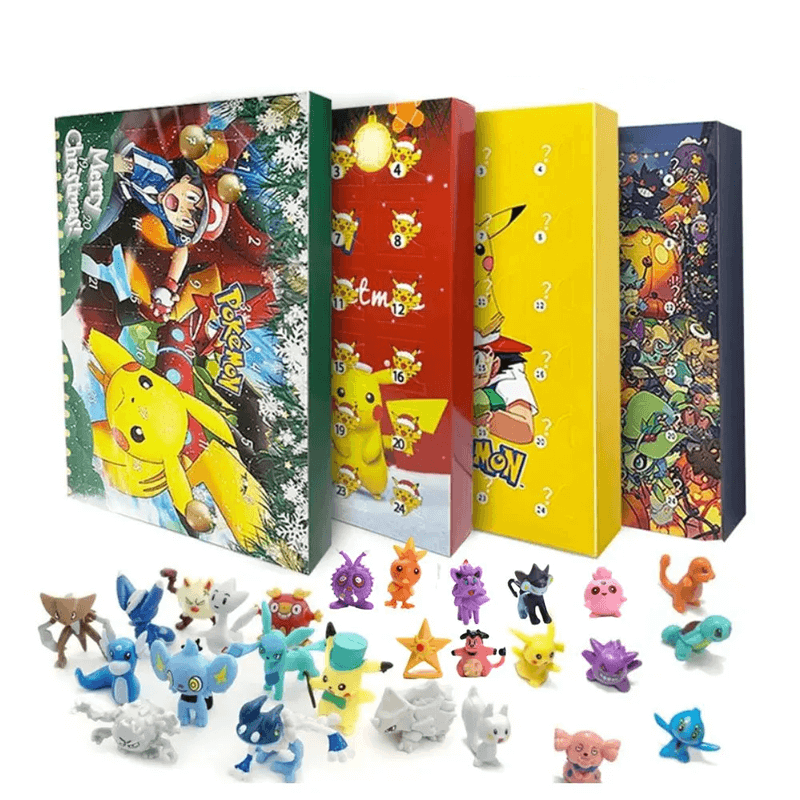 Poke Jul Adventskalender Mysterieskrin - 24st Figurer-Jul-BB-Hemnix