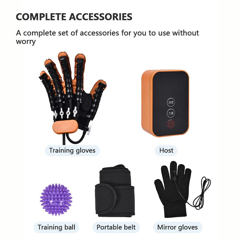 Avancerade rehabiliteringsrobothandskar - enhetsfingertränare för strokepatienter Carvallo