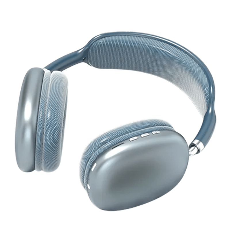 P9 Trådlösa Bluetooth-Hörlurar Bullerisolering HiFi Ljud med Extrem Bas-headphone-BB-Stil 2-Blå-Hemnix