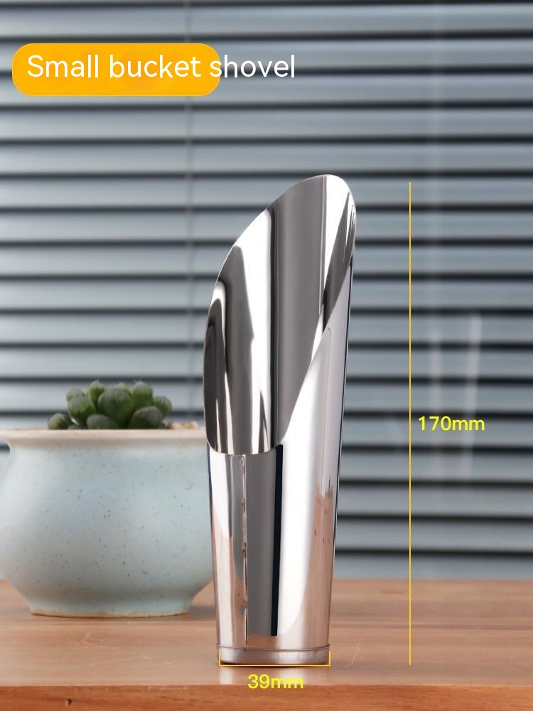 Rostfritt stålspade för blomjord – Robust planteringsspade för trädgård och balkong Carvallo