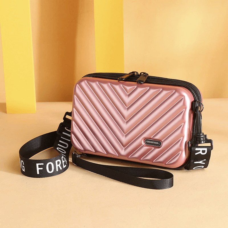 Miniatyrresväska Crossbody Bag-Personligt-BB-V-Roséguld-Hemnix