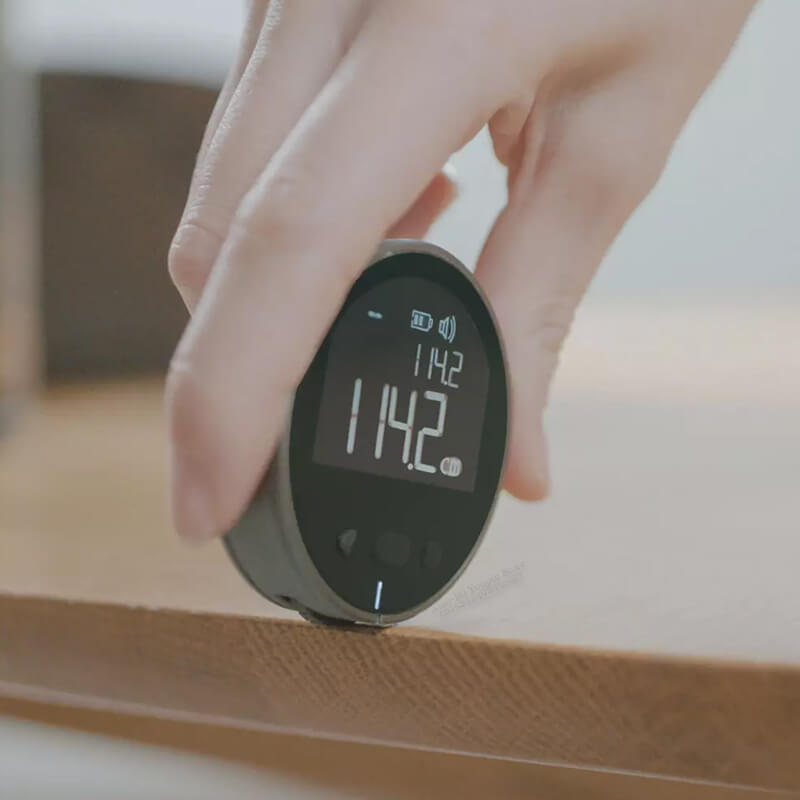 Rund Elektronisk Linjal Avståndsmätare-Kök-Fyndhallen-Hemnix