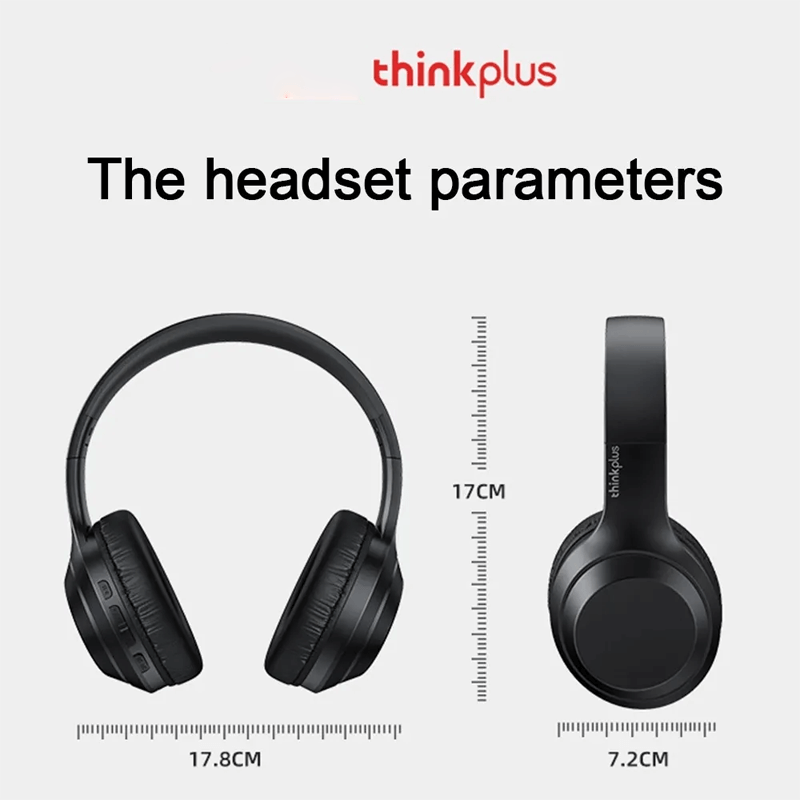 TH10 Trådlösa Stereohörlurar 3D Ljudteknik HiFi Högtalare 12h Batteritid - Kristallklar Ljud-headphone-BB-Hemnix