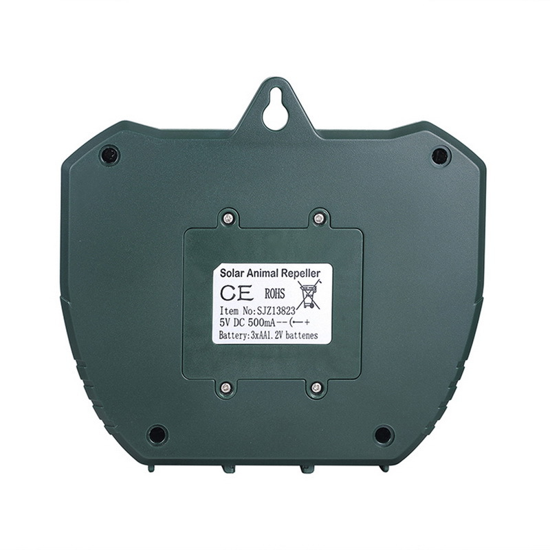 Effektiv skadedjursavskräckare – Solardriven ultraljudsdjurskydd för trädgård Carvallo