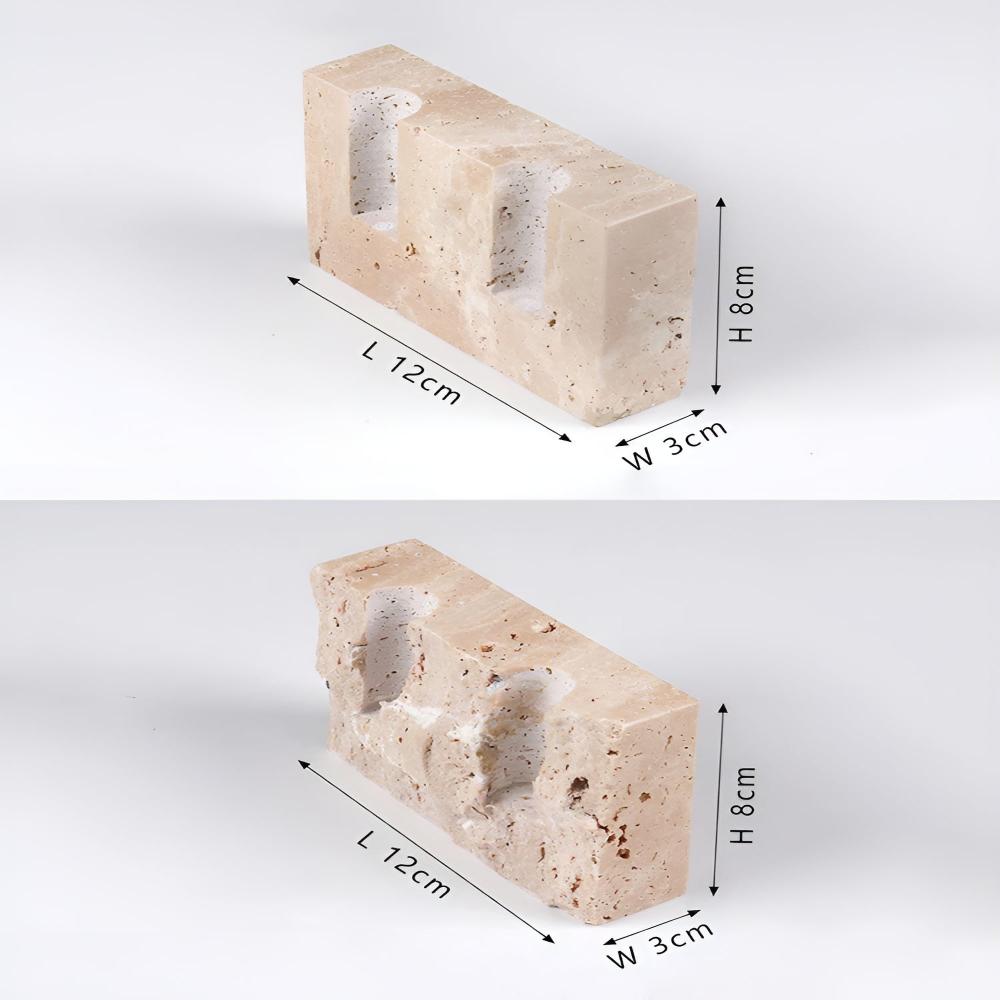 Tidlös Glow Stone Candle holder Carvallo