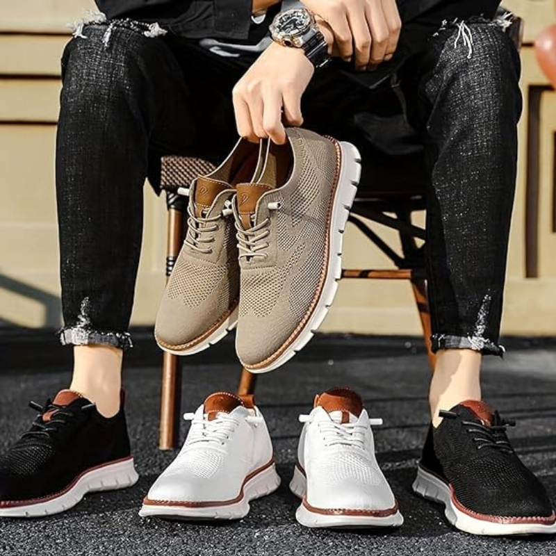 Andningsaktiva Casual Sneakers för Män-Hemnix-Hemnix