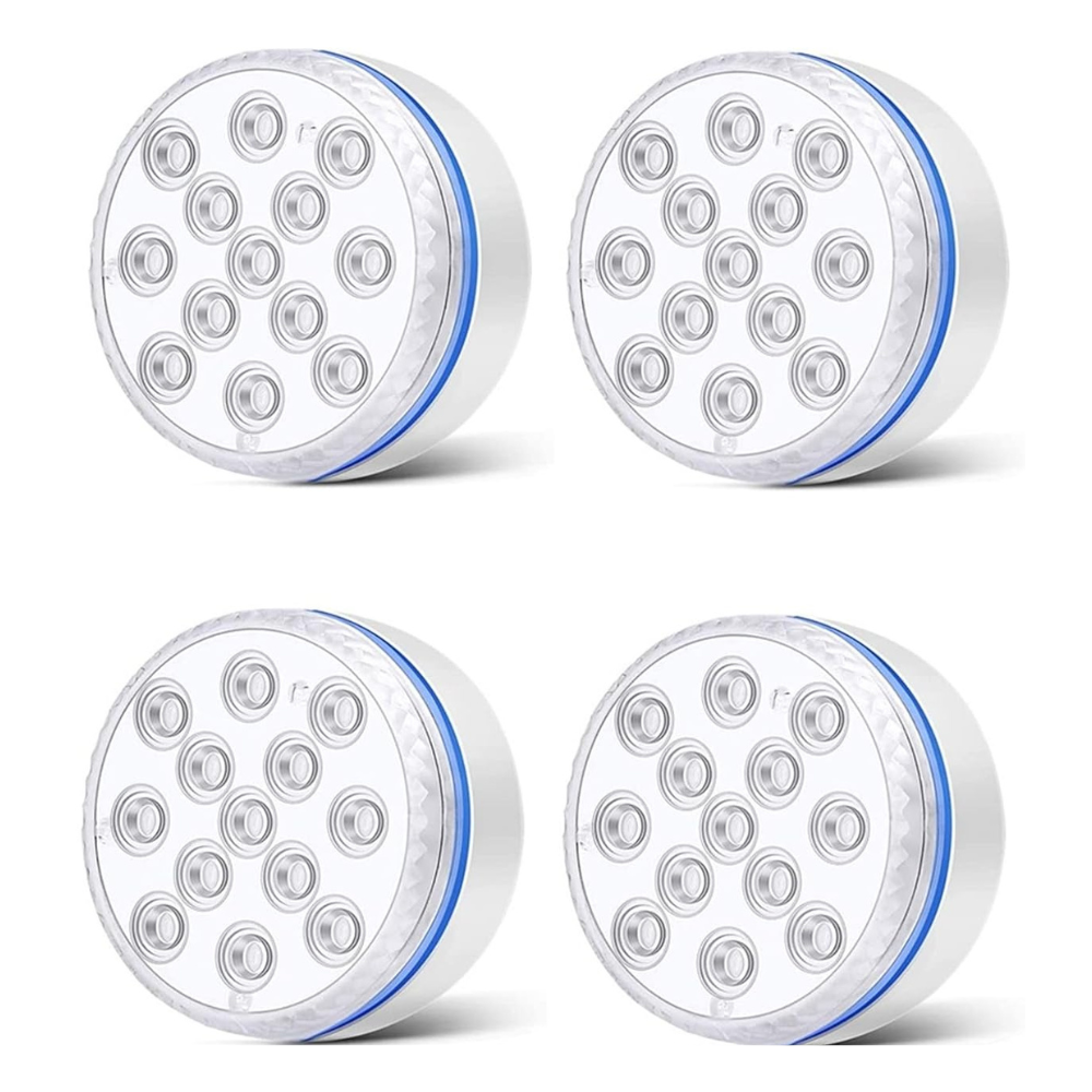 RoyaleGlow Färgglada Nedsänkbara LED Poolfestljus Carvallo