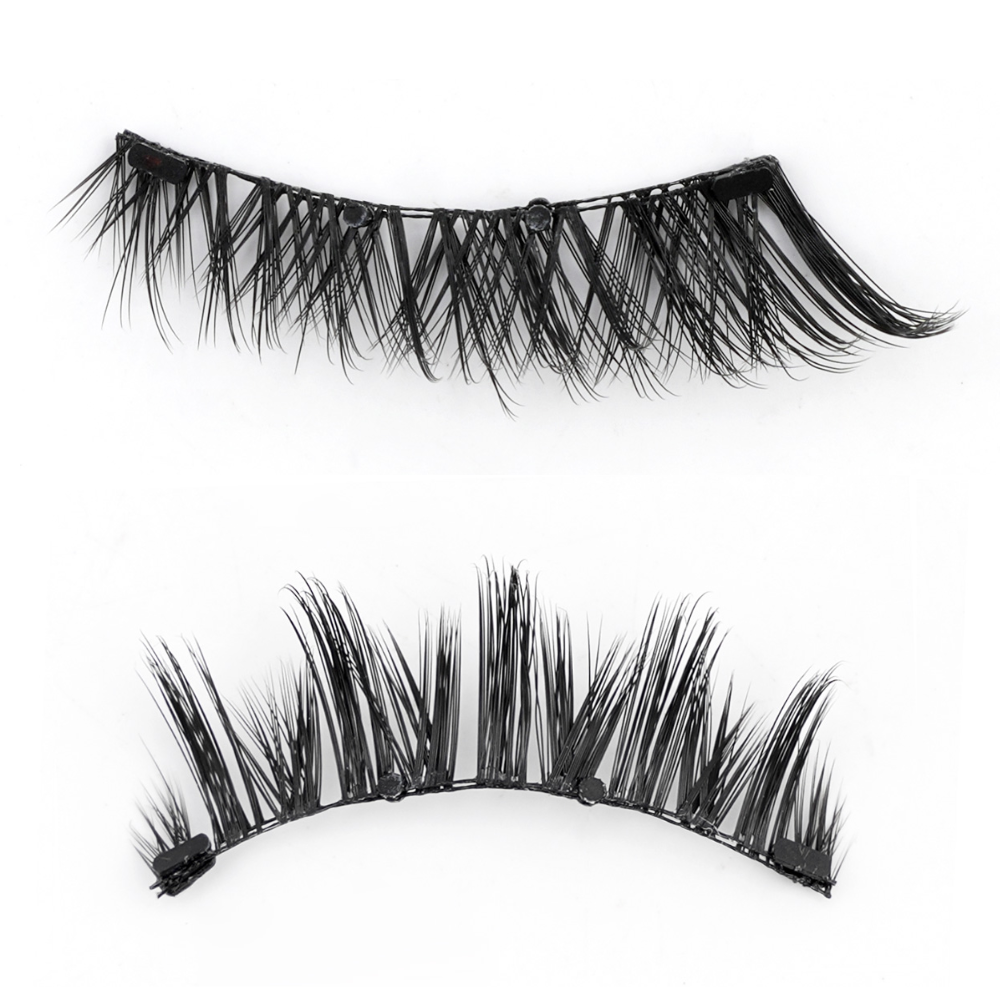 Luxora Återanvändbar Magnetisk Ögonskugga & Pincett Set Ingen Lim Behövs Carvallo