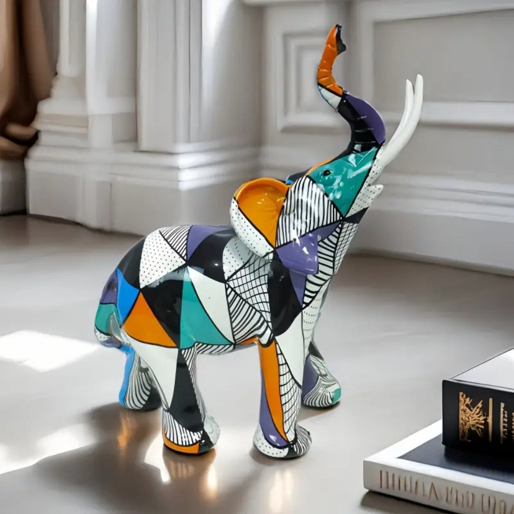 Lyxig Abstrakt Elefant Figur Carvallo
