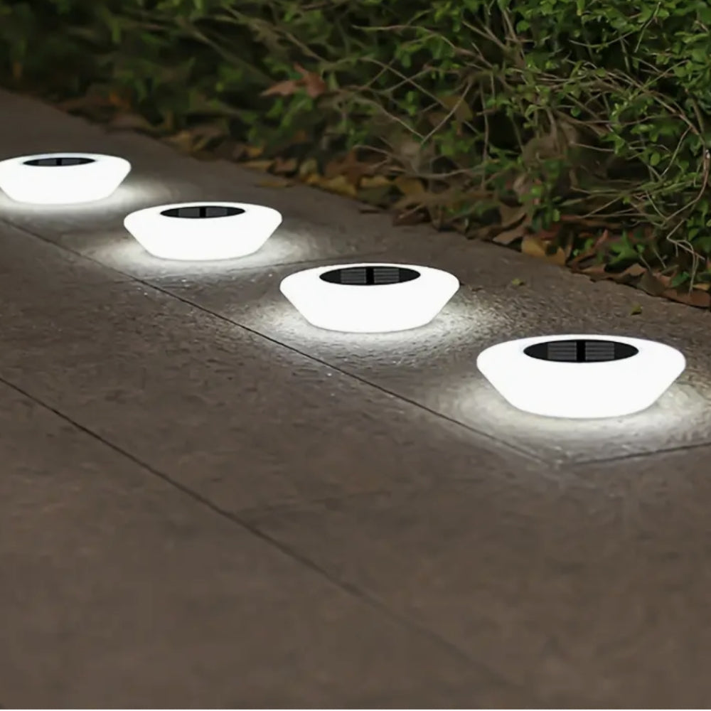 Solar LED utomhus gångvägsbelysning | 4 Pack Carvallo