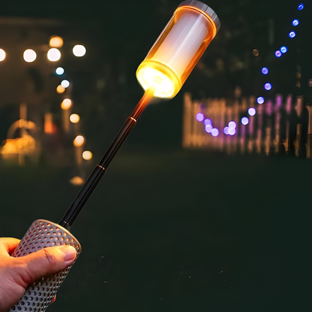 Carvallo – Fällbar LED-lanterne med upphängningskrok och USB-laddning Carvallo