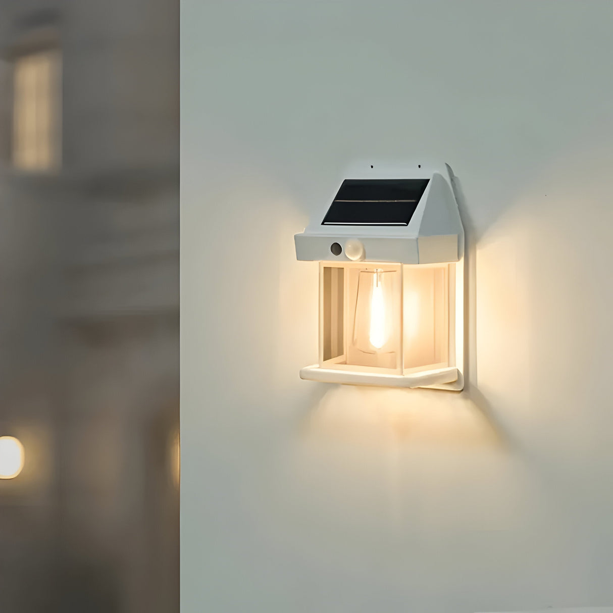 LumiGuard Lampa - Solarbelysningsdetektor Vattentät Utomhuslampa Carvallo
