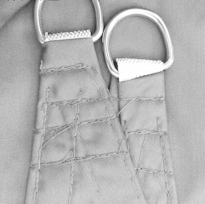 Rektangulärt solskydd – UV-beständigt solskyddssegel med rep Carvallo