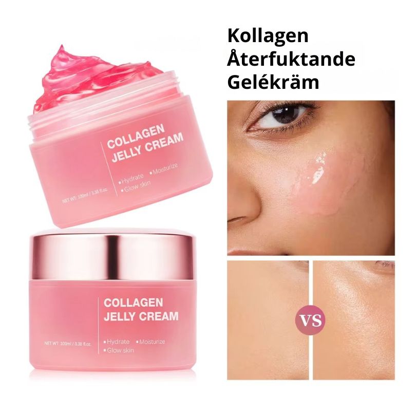 RevitaGlow - Kollagen Återfuktande Gelékräm För En Frisk Hud-Återfuktande Ansiktskrämer-BB-Hemnix