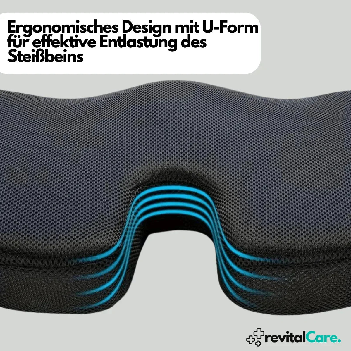 Ergonomisk 4D komfort sittkudde med ortopediskt stöd Carvallo