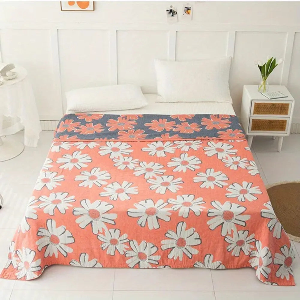 Sommarredo Daisy Bomullspläd Carvallo