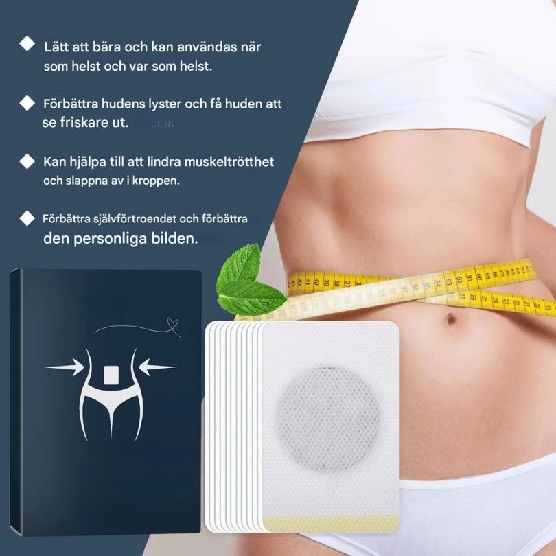 NaturoTrim - Ekologiskt Viktminskningsplåster För En Ökad Ämnesomsättning & Fettförbränning-Fitness & Friskvård-BB-Hemnix