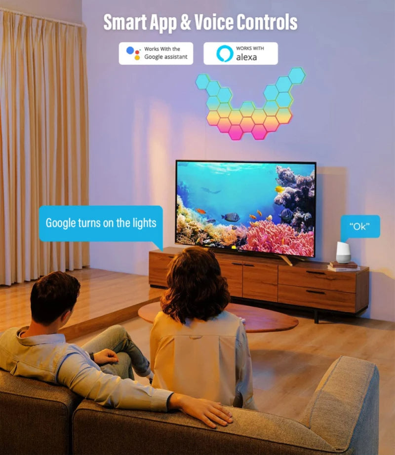 Smart Hexagon Lights Carvallo