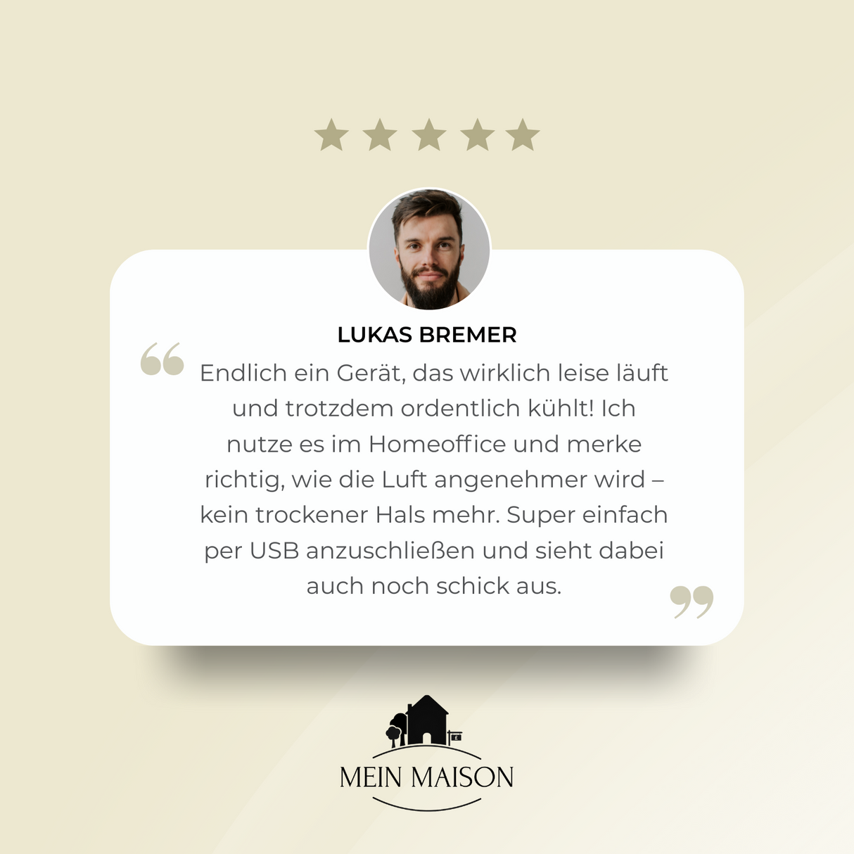 Carvallo Luftkylare | Bladeless USB-fläkt | 6 Steg | Tyst & Med Timer | Luftrenare Carvallo