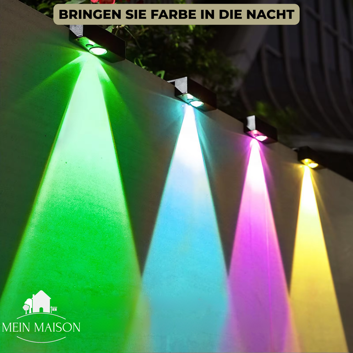 Carvallo Trädgårdslampa | Solenergi LED | Varm- & Färgbelysning | IP65 Vattentät Carvallo