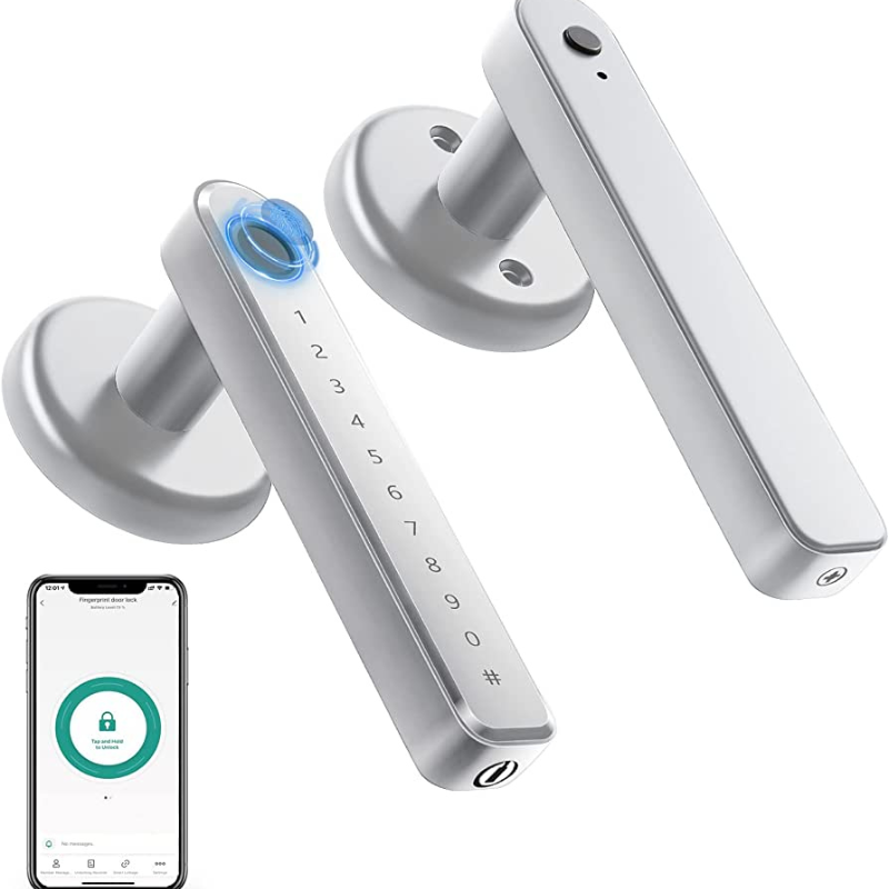 Smart Dörrknopp med Fingeravtryck - Säkerhet och Bekvämlighet i Ett Carvallo