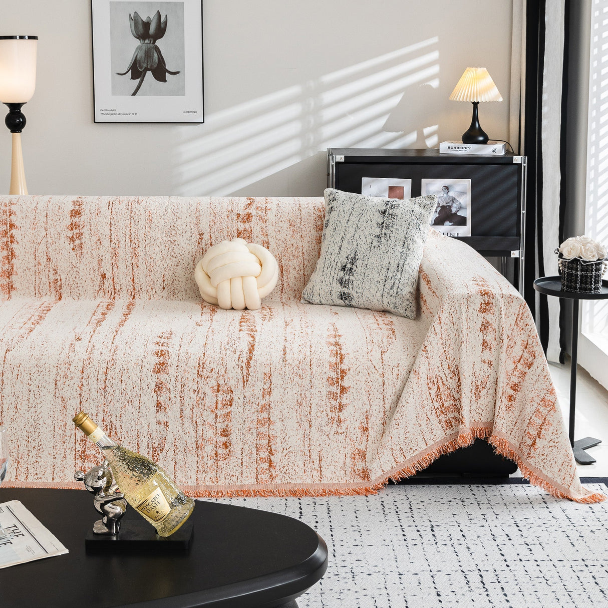 Samtida Canvas Sofföverdrag - Modernt, Stiligt & Hållbart Soffskydd Carvallo