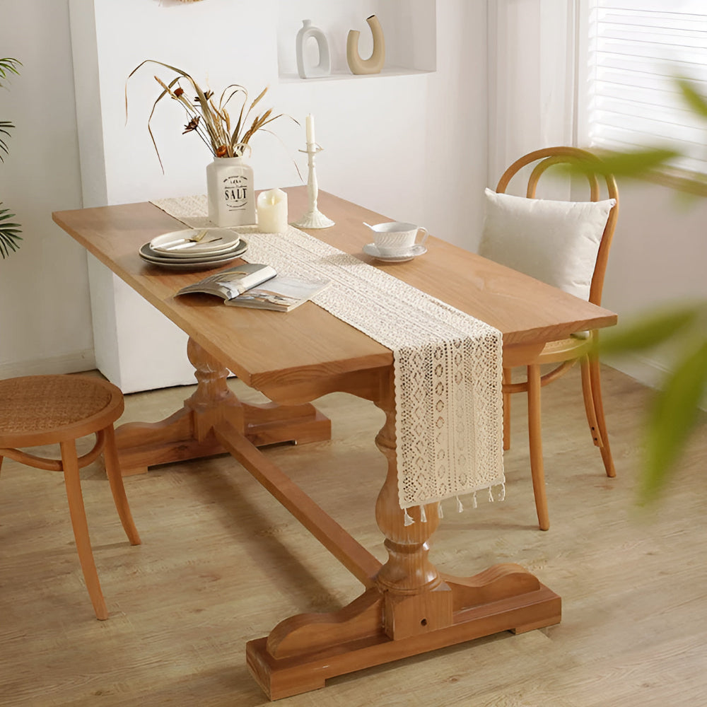 Rustik Virkad Bloom Bordduk Carvallo